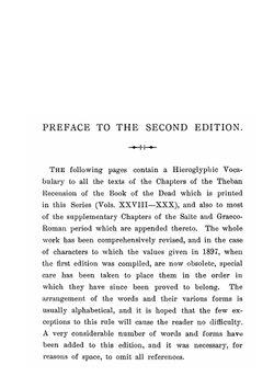 Hieroglyphic vocabulary to the Theban recension of the Book of the dead | E. A. Wallis Budge
