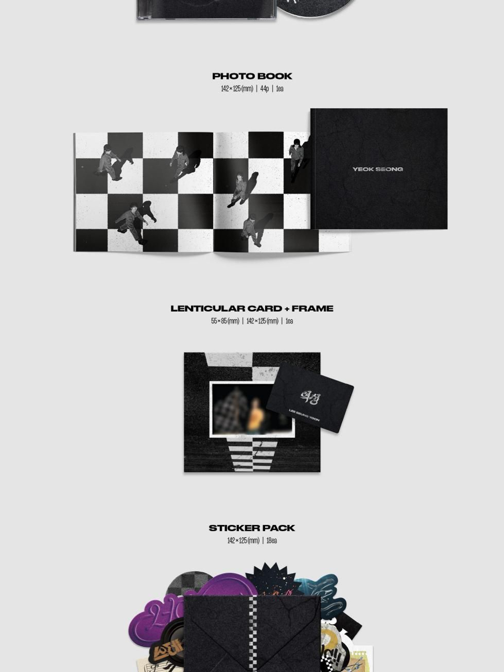 Альбом LEE SEUNGYOON - YEOK SEONG 3rd FULL LENGTH Album