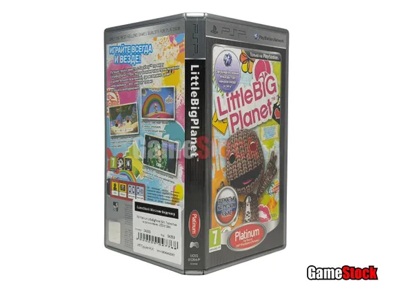 PSP Platinum LittleBigPlanet (Б/У, Полностью на русском языке, UCES-01264)