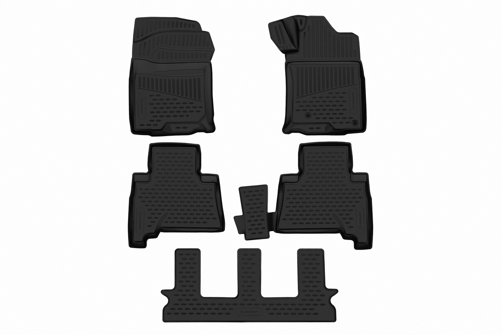 Коврики в салон для TOYOTA Land Cruiser Prado 2009- правый руль, внед,. 5шт. (полиуретан) арт.ELEMENT3DA0N028210