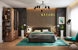 Тумба прикроватная с ящиком Nature 41, дуб табачный