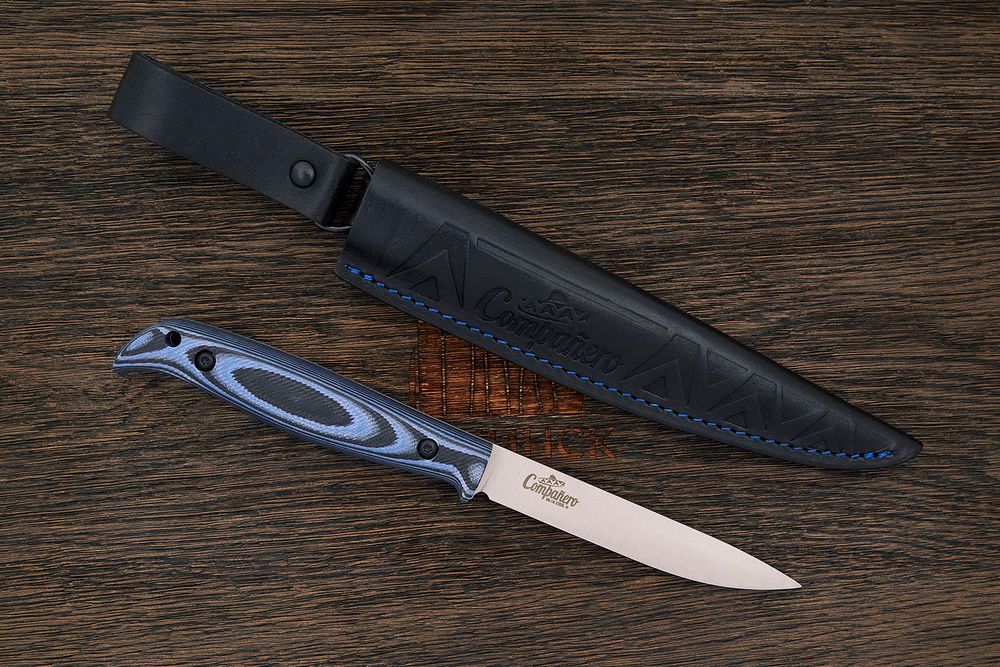 Нож туристический Kizlyar Supreme Companero, клинок 110мм, сталь VG-10, рукоять G10, сатин