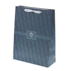 GAEM Пакет подарочный L (бумага 230г/м2, блок микс 12шт), L30 W12 H40 см, 4в.