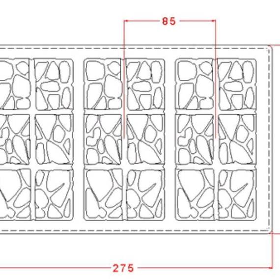 800 | Форма для шоколадных изделий (275*175 мм)