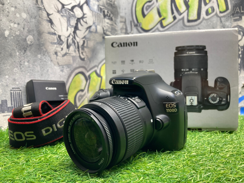 Canon 1100D kit 18-55mm 3.5-5.6 III 6.500 кадров