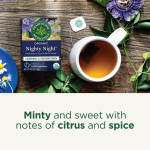 Traditional Medicinals, Organic Nighty Night, ромашка и пассифлора, без кофеина, 16 чайных пакетиков в упаковке, 24 г (0,85 унции)