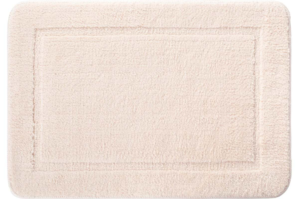Коврик для ванной комнаты IDDIS 65x45, микрофибра, светло-бежевый PSQS02Mi12