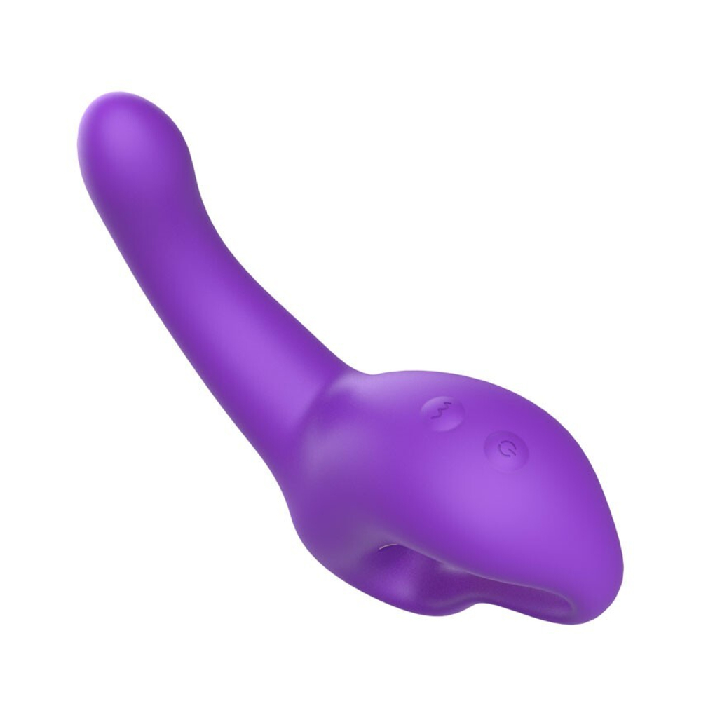 Фиолетовый вибратор для G-стимуляции (Цвет: фиолетовый)