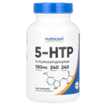 Nutricost, 5-HTP, 100 мг, 240 капсул