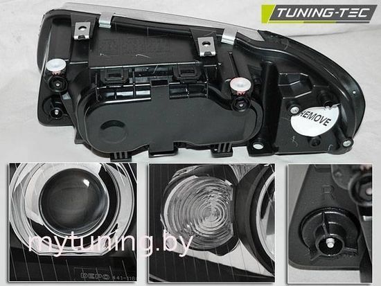 Передние фары black Audi A3 8L