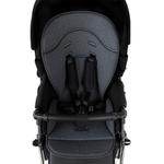 Детская коляска Roan Bass Next Classic d14 2.0 3 в 1 с автокреслом Tutis Elo Lux EduSky Black BSNC/95/2 Caviar/Black/руч.Cappuccino