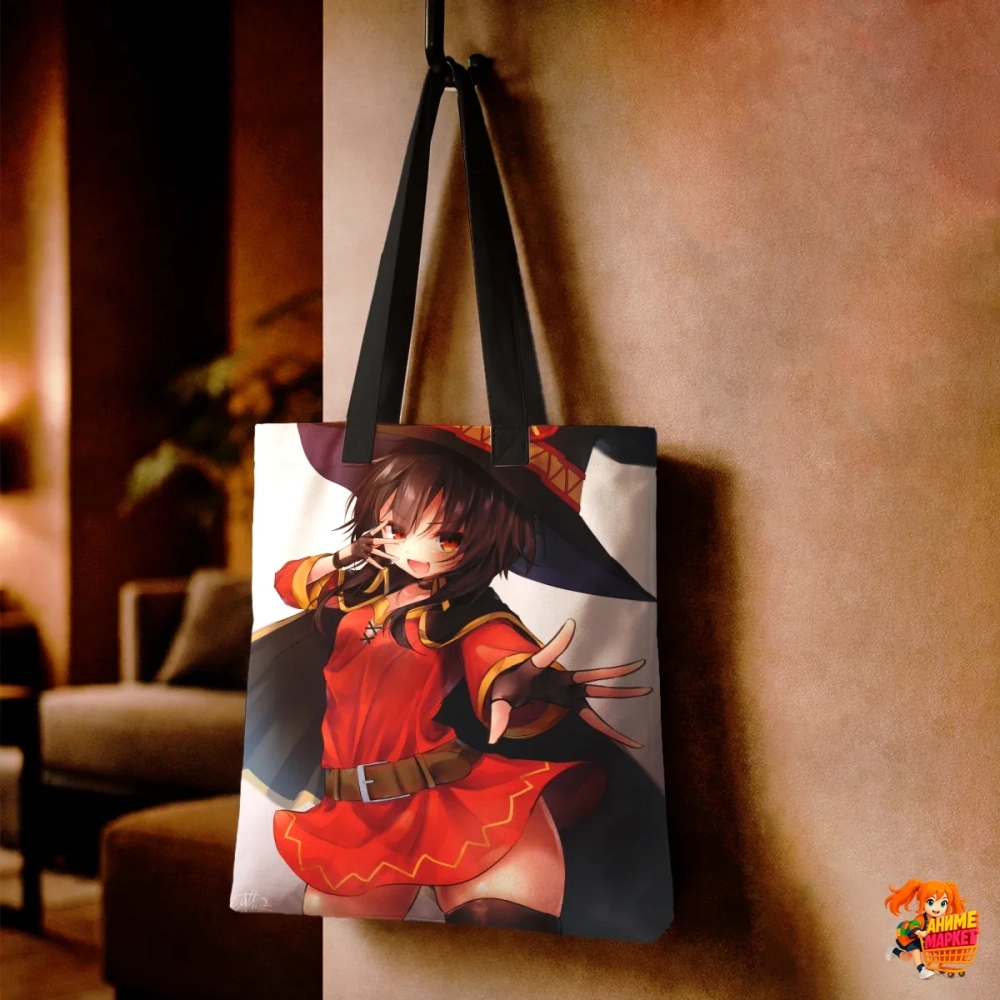 Сумка шоппер с принтом KonoSuba