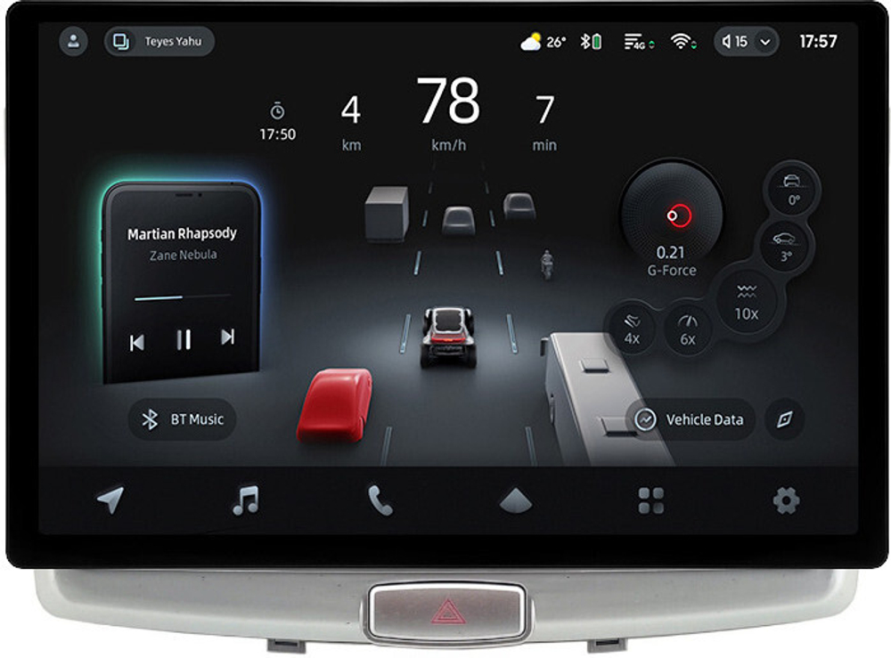 Магнитола для Haval H6 2014+ - Teyes CC4-PRO монитор 13" 2K QLED на Android 13, Snapdragon 778G, 8+128, AI, CarPlay, DSP, 4G SIM-слот