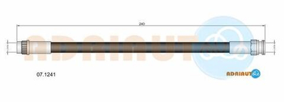 ADRIAUTO - 071241-ADR - Brake Hose