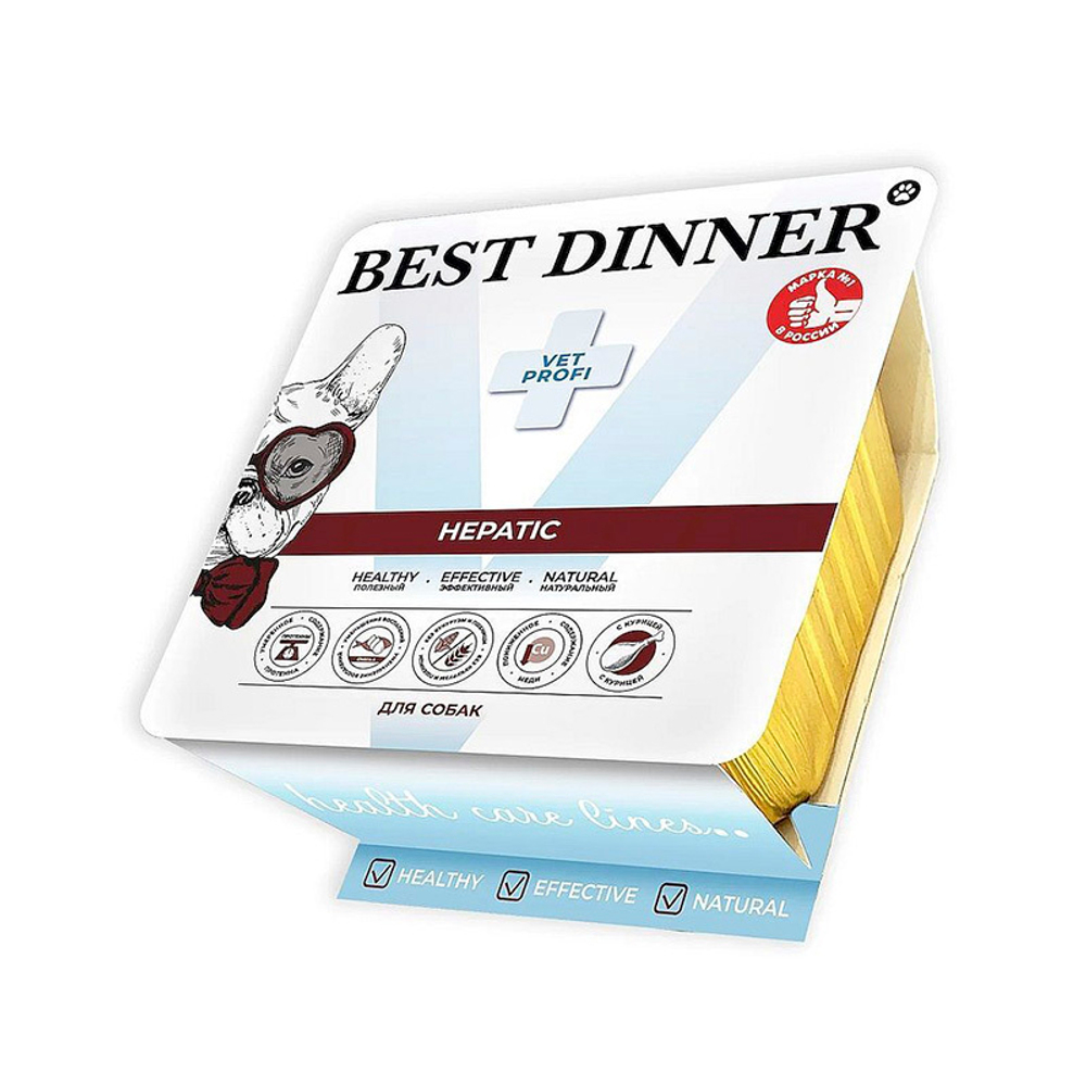 Best Dinner Gepatic Бест Диннер Гепатик 100 г паштет с курицей влажный корм для собак