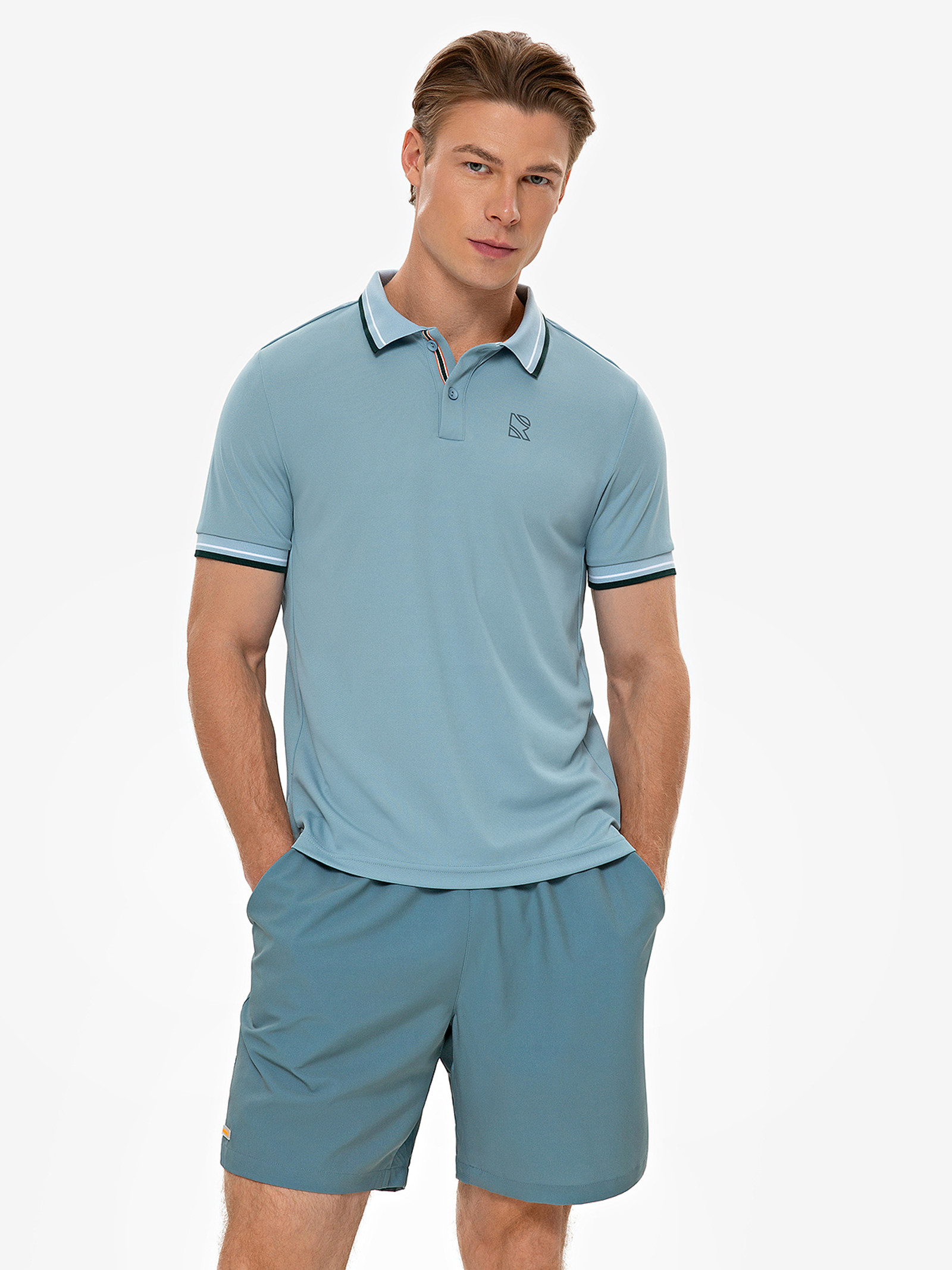 Поло мужское Deporte, Dusty Blue