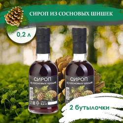 Сироп из сосновых шишек 200 мл - 2 шт