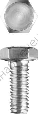 ЗУБР ГОСТ 7798-70 кл. пр. 5.8, M5 x 12 мм, болт оцинкованный, 5 кг (303080-05-012)