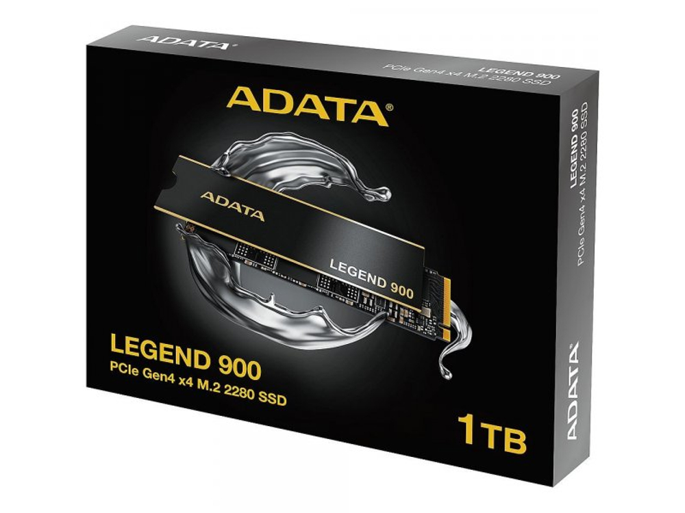 SSD накопитель ADATA Legend 900 1ТБ, M.2 2280, PCIe 4.0 x4, NVMe [SLEG-900-1TCS]