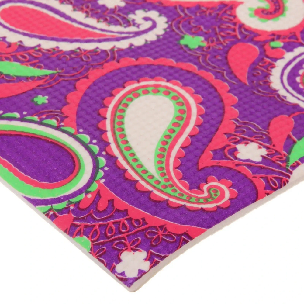 Коврик для йоги 6 мм 173х61 см «Свежесть ветра» PVC, микс принтов