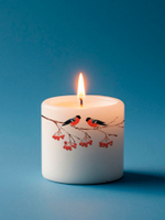 Трансфер переводной - декаль для свечей и гипса новый год 030