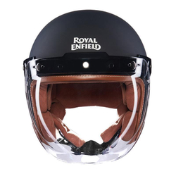 Шлем открытый Royal Enfield, цвет - черный, размер - XL (620 мм), арт. RRGHEN000145 (HEAW20019MATT BLACK)