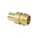 Переходник штуцерный латунь разъемный для шланга Дн 18х1/2" НР 9104 Aquasfera 9104-02