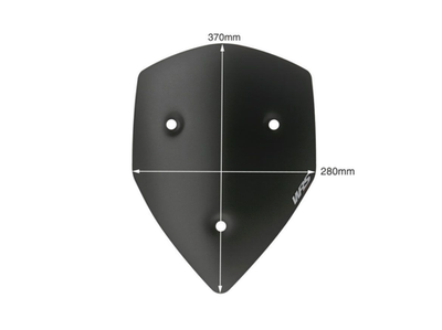 WRS Ветровое стекло Sport Ducati Multistrada 1200 / S (2010-2012) матовый черный