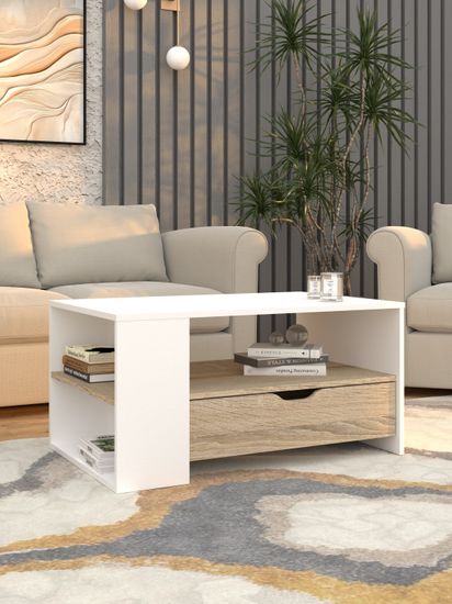 белый / дуб сонома