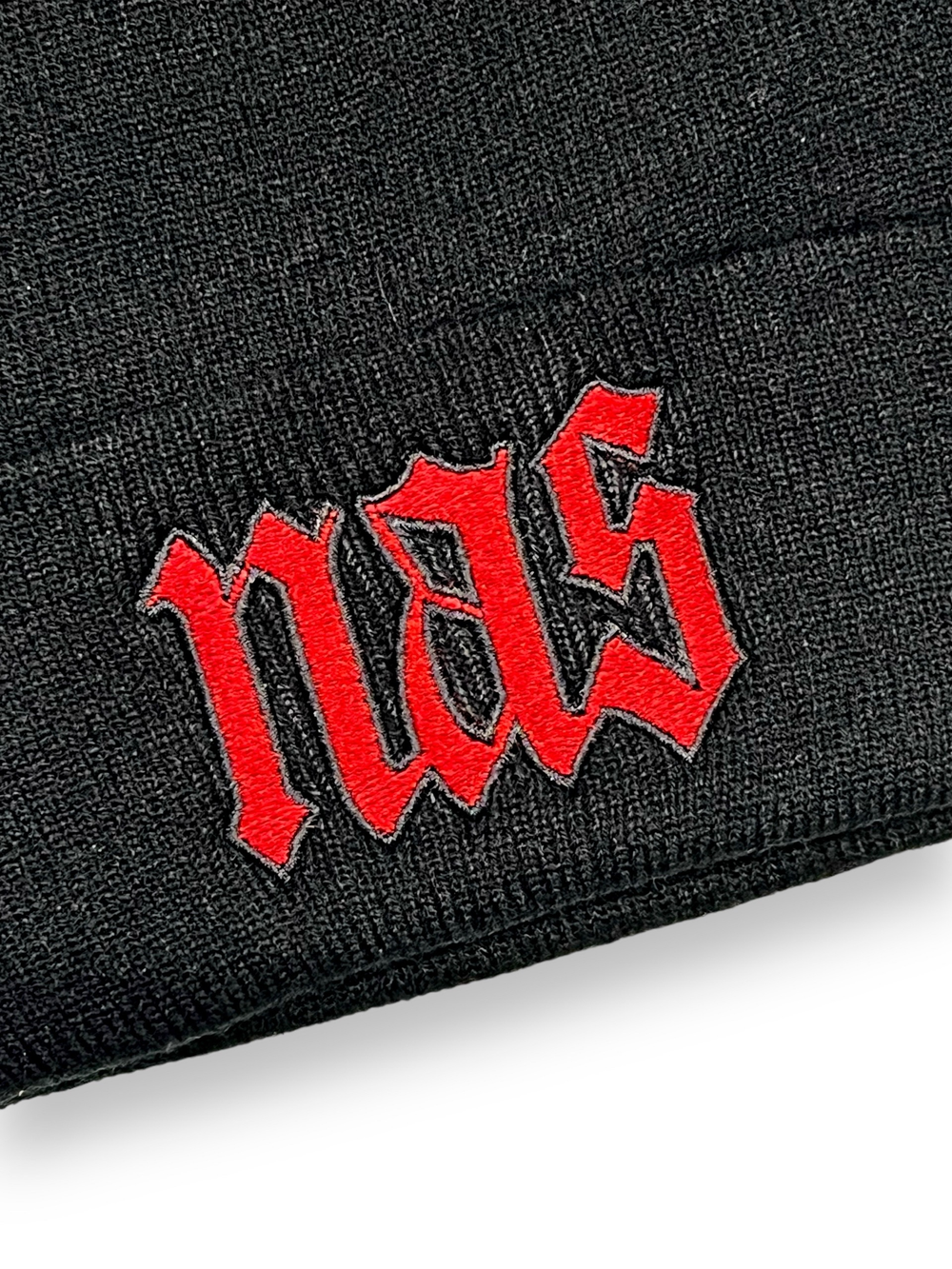 Шапка NAS-Illmatic black с подворотом