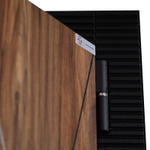 Стальная дверь "Сапсан" с зеркалом (биометрический замок Y23)