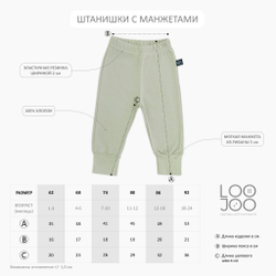 Штанишки для новорожденных размеры