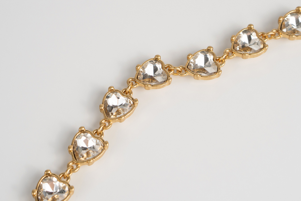 Браслет Oscar de la Renta с вставками в виде сердец