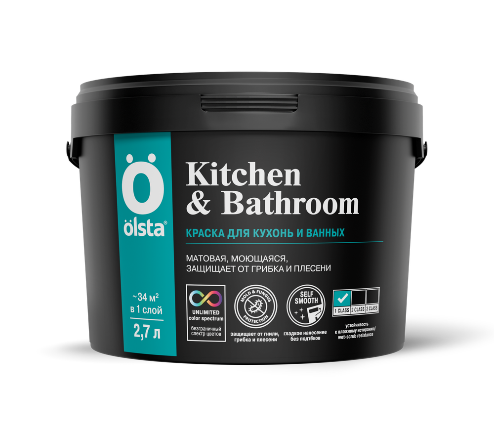 OLSTA KITCHEN&BATHROOM Краска для ванной и кухни