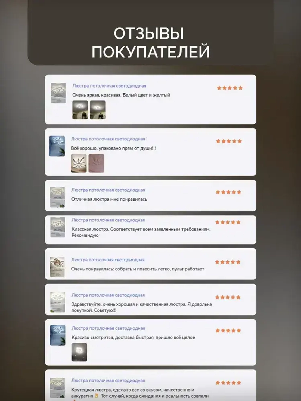 Люстра потолочная светодиодная с пультом 100 Вт 30 кв.м. 3500-6500К