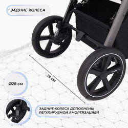 Детская прогулочная коляска Rant Caspia 2.0 2025 Olive