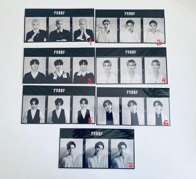Фотопленки BTS (триптихи) к релизу Proof