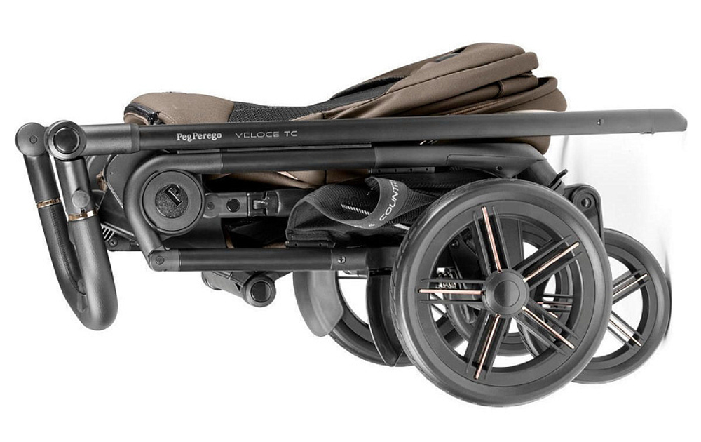 Коляска Peg Perego Veloce TC New Belvedere Lounge 3 в 1 Pine Bark