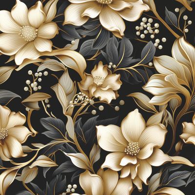 Золотые цветы