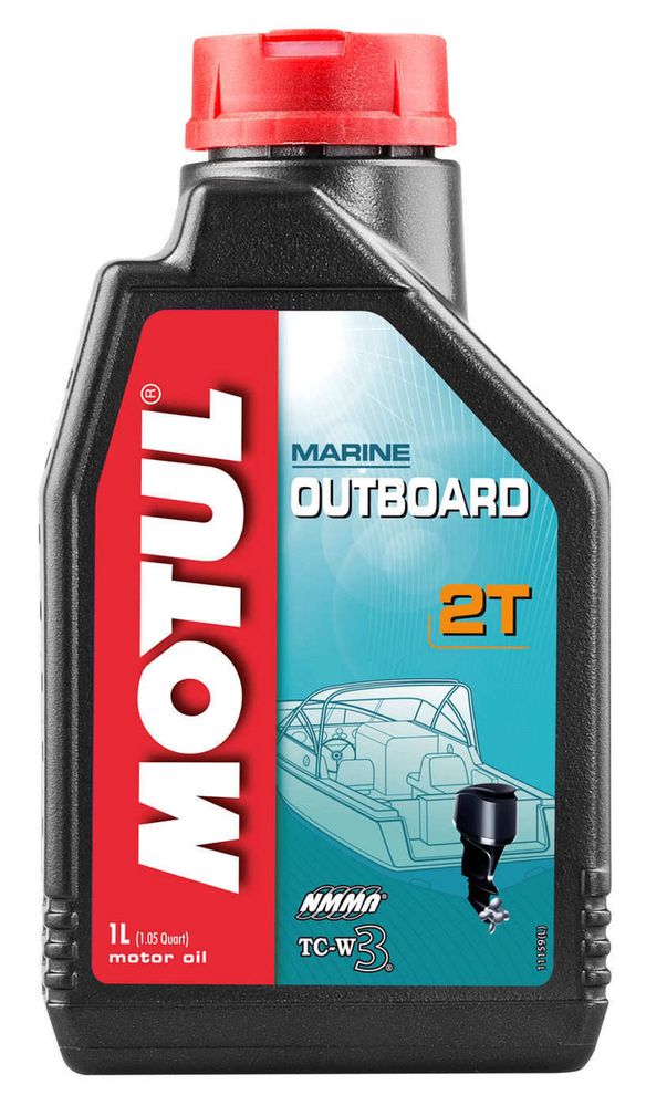 Масло моторное Motul Outboard 2T, минеральное (1 л)