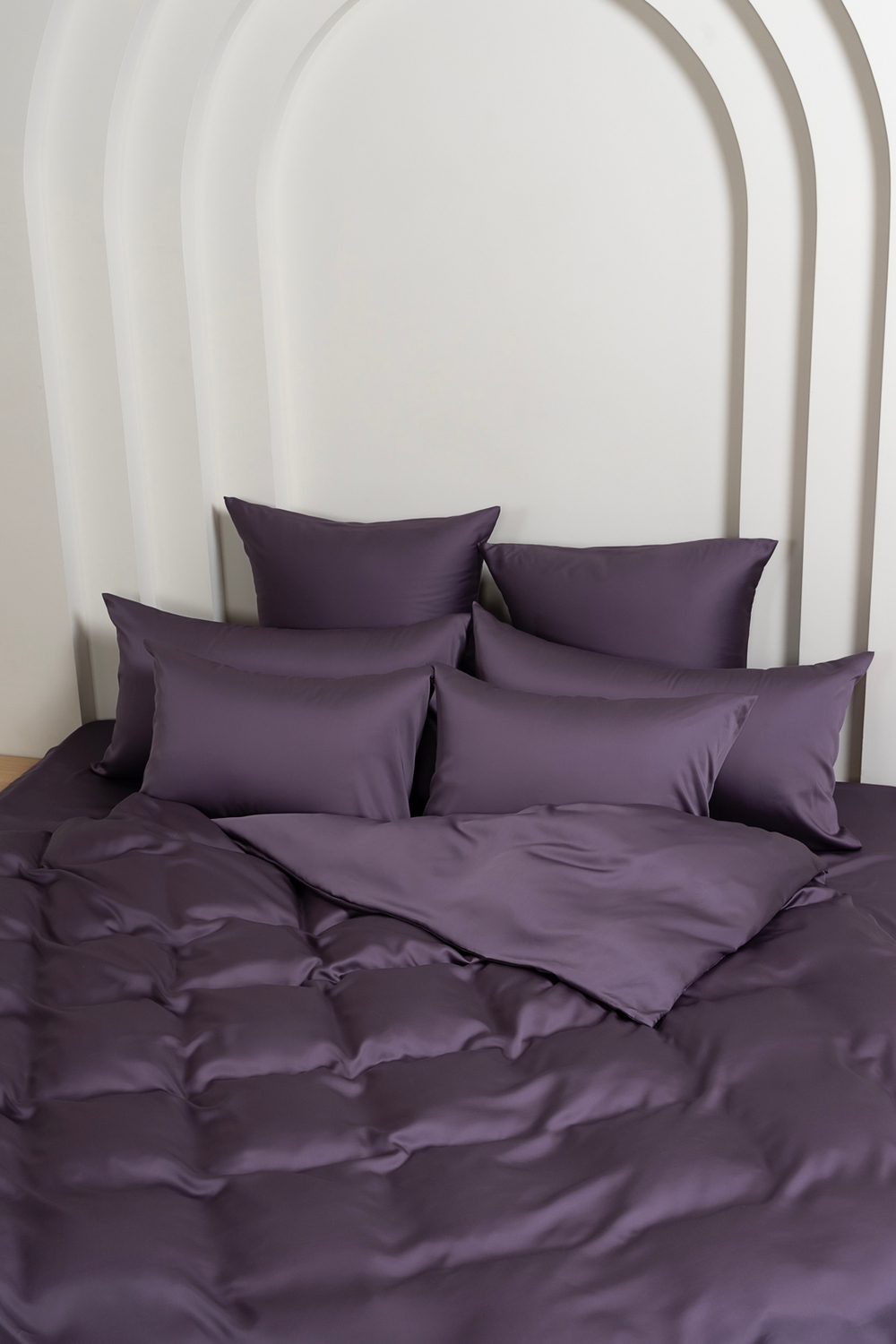 Постельное белье семейное German Grass Violet Brilliant фиолетовое