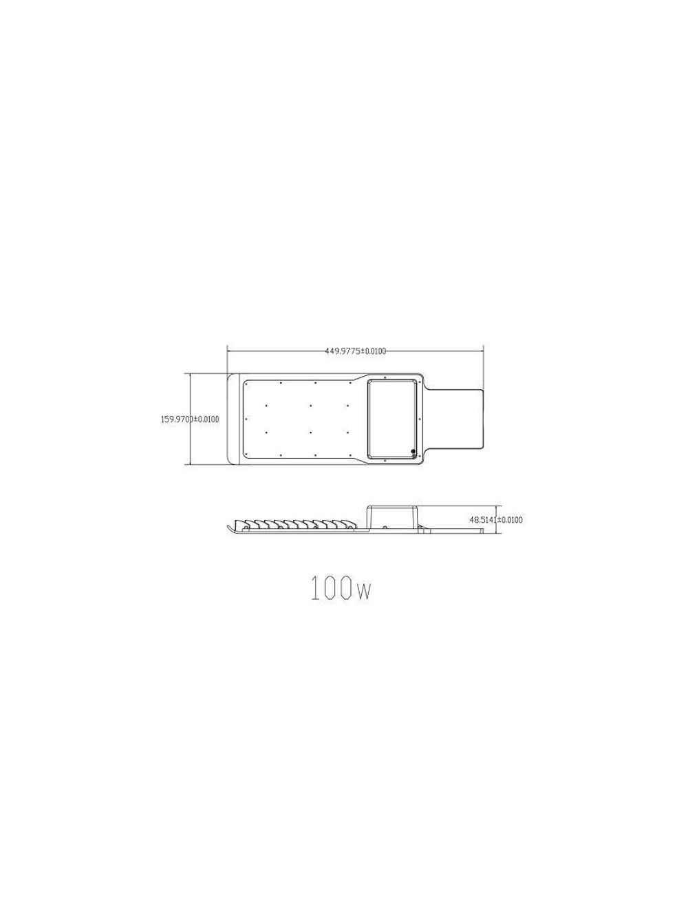 Светильник светодиодный SPP-503-0-50K-100 100Вт 5000К IP65 10000лм консольный (аналог ДКУ) Эра Б0043669