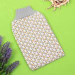 Мочалка - варежка массажная «Premium - PASTERA», цвет персиковый, 24*15см (ZIPпакет)