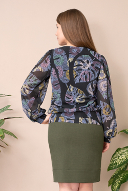 Блузка 3523ВЕ, листок #284Ла093523ВЕ