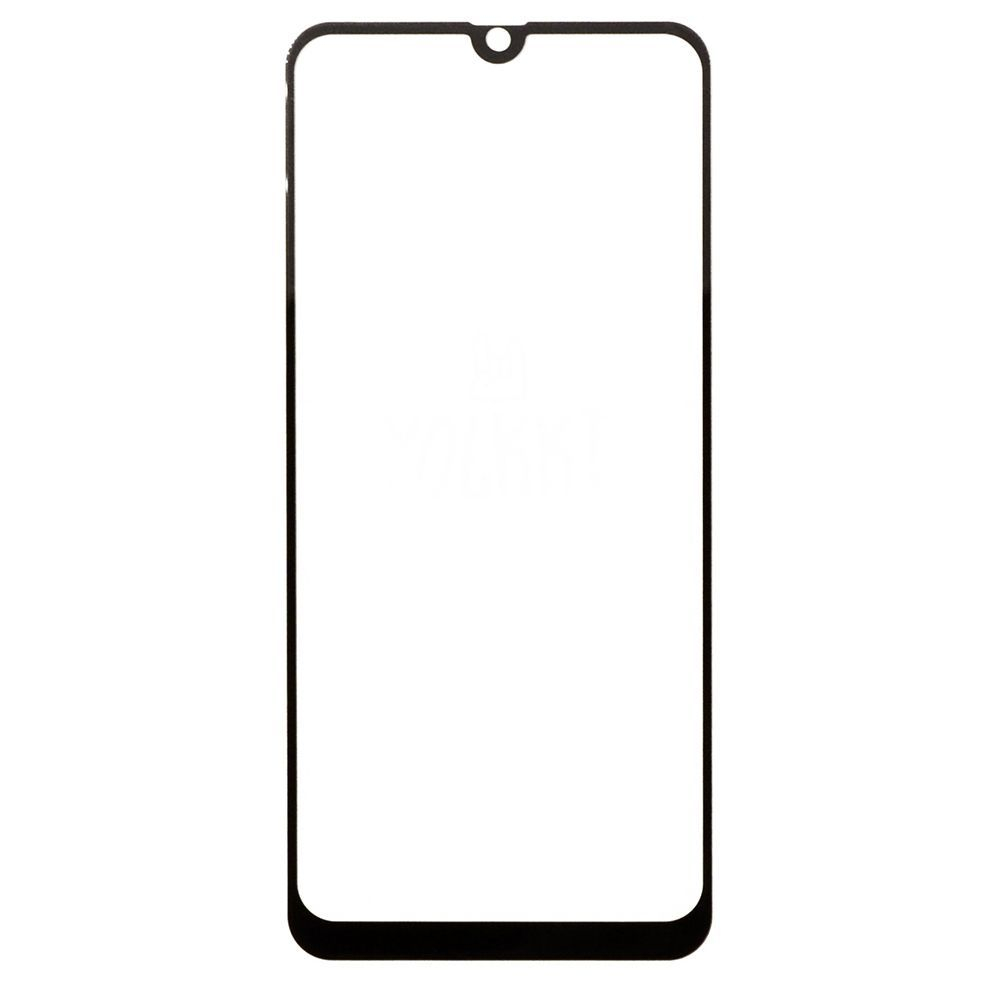 Защитное стекло для телефона Samsung Galaxy A20, A30, M21, M31 с черной рамкой 2,5D Full Glue