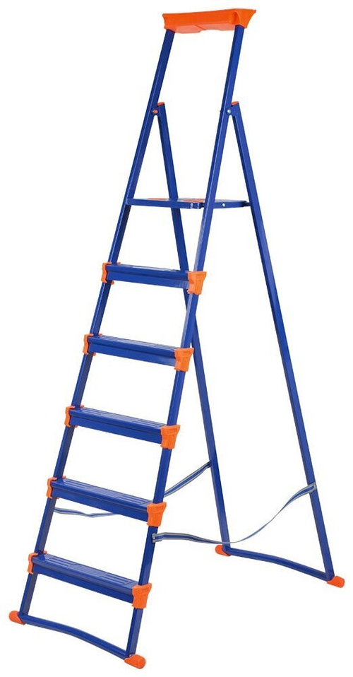 СТРЕМЯНКА МЕТАЛЛИЧЕСКАЯ NIKA УСТОЙЧ. 6-И СТУПЕН.150КГ СМ6+