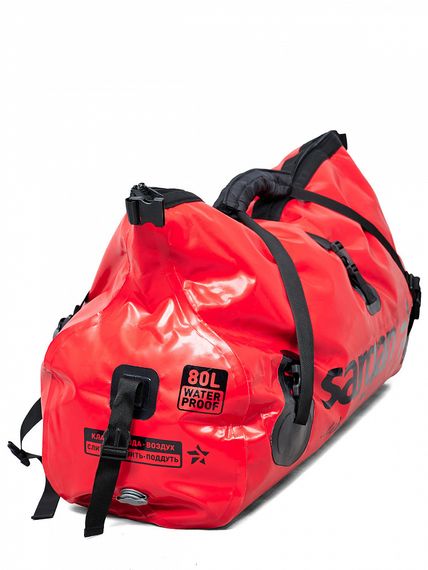 Гермосумка Sargan Капля длина 80 см объем 80 л красная
