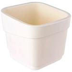 Горшок для цветов фактурный Hills 4л (d188, h176мм)(молочный)