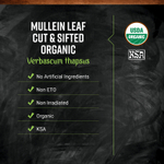 Frontier Co-op, Organic Mullein Leaf, Cut & Sifted, 16 oz (453 g)