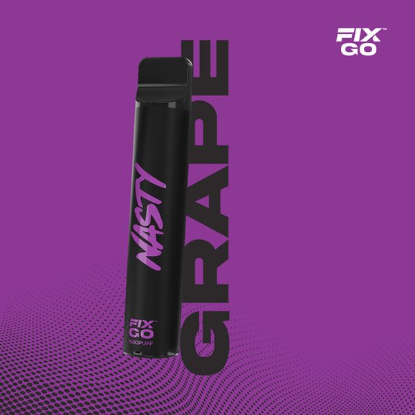 Купить Одноразовый Pod Nasty Fix Go - Grape (1500 затяжек)